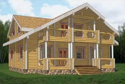 Проект коттеджа (дачного дома) № 100/52 Боровик-189. Фасады, планировки(анонс).